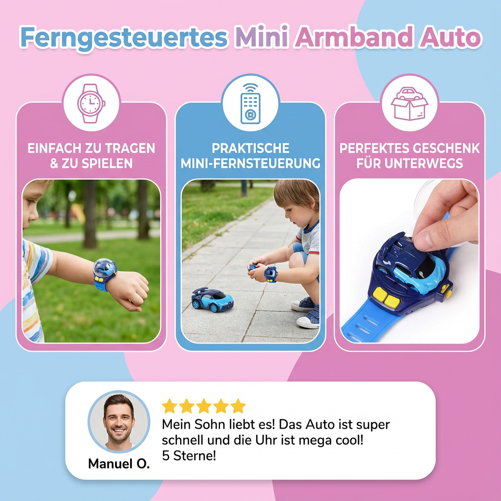 Mini fjärrstyrd armborstbil