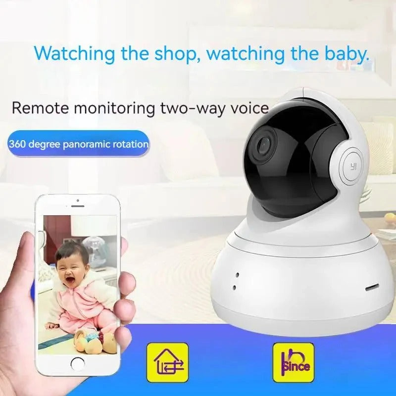 Smart Babyvakt med 360° Mörkerseende och Tvåvägs Audio