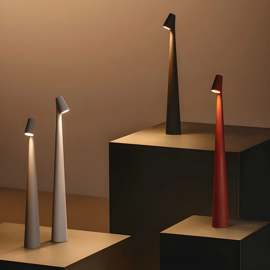 Trådløs LED Bordlampe – Stilrent Design & Fleksibel Belysning