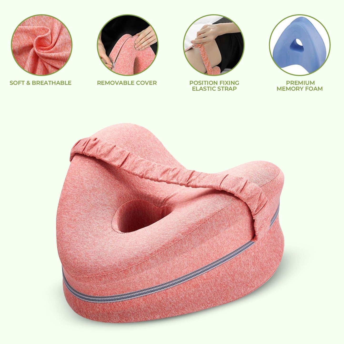Memory Foam Knäkudde – Ergonomiskt Stöd för Smärtfri Sömn