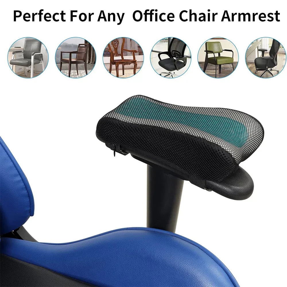 Ergonomiske Memory Foam Armlænspuder med Kølende Gel