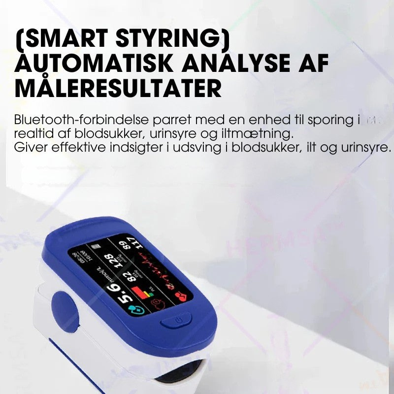 Præcist og Bærbart Pulsoximeter til Sundhedsovervågning