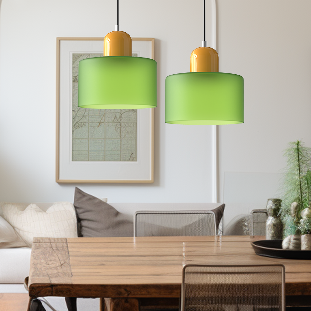 Elegant Glaspendel med Justerbar Højde – Perfekt til Moderne Hjem