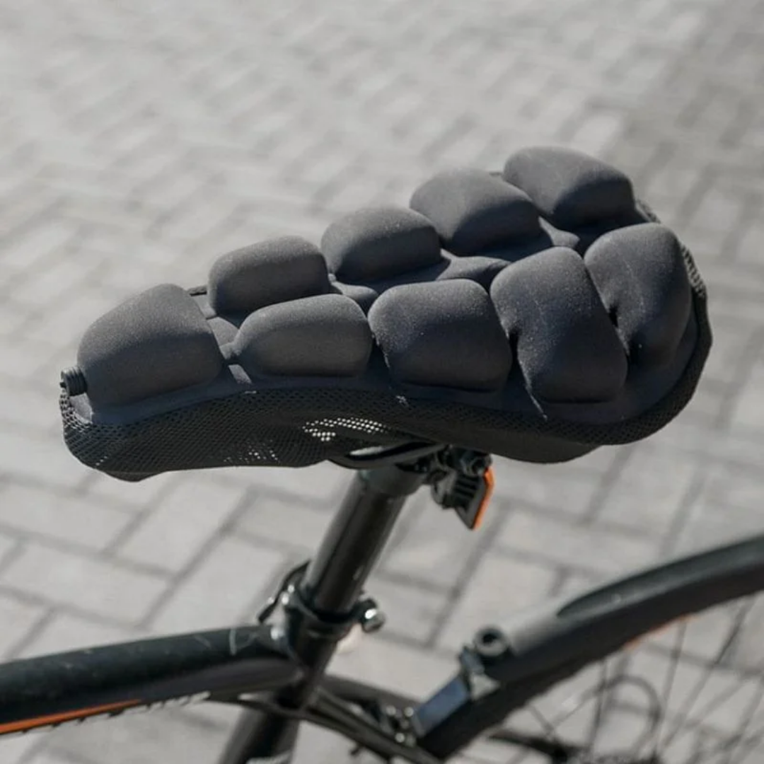 Luftpolstrad Cykelsadelskydd – Justerbar Komfort och Ventilation för Alla Cykeltyper