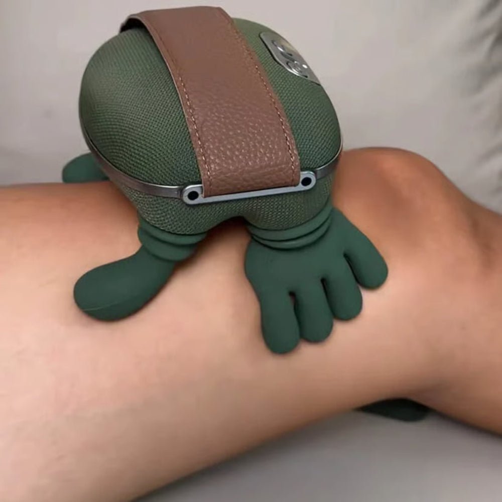 Trådlös Nackmassageapparat med Värmeterapi – Avslappning och Komfort