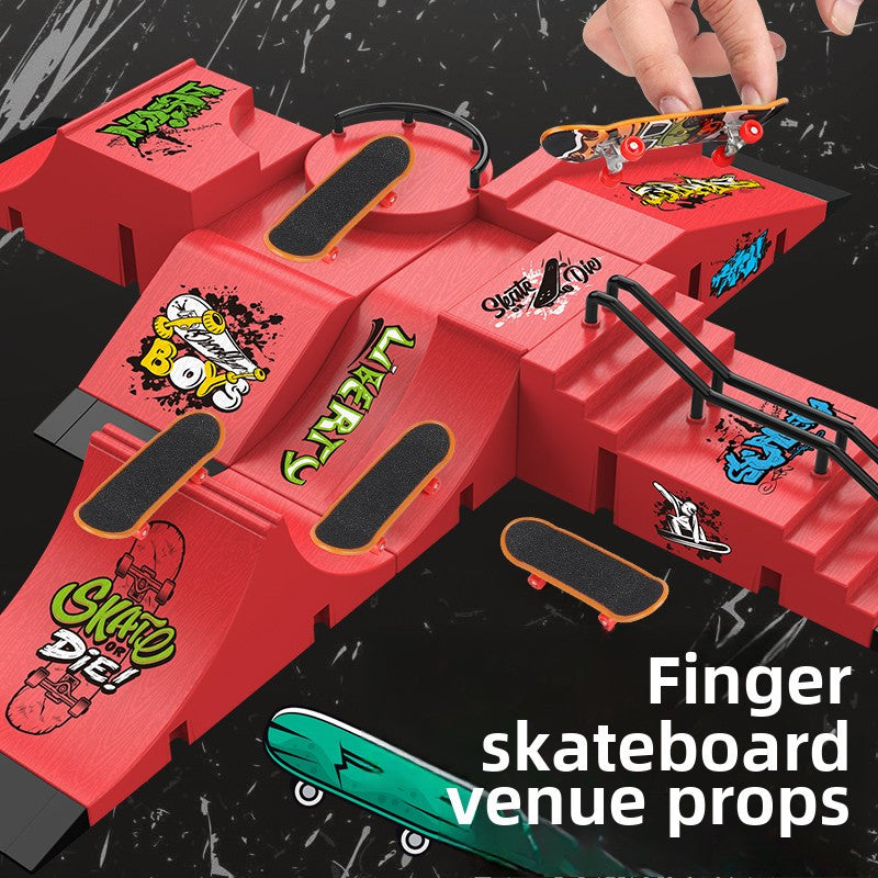 MiniRamp Finger Skatepark – Kreativ Leg og Færdighedstræning