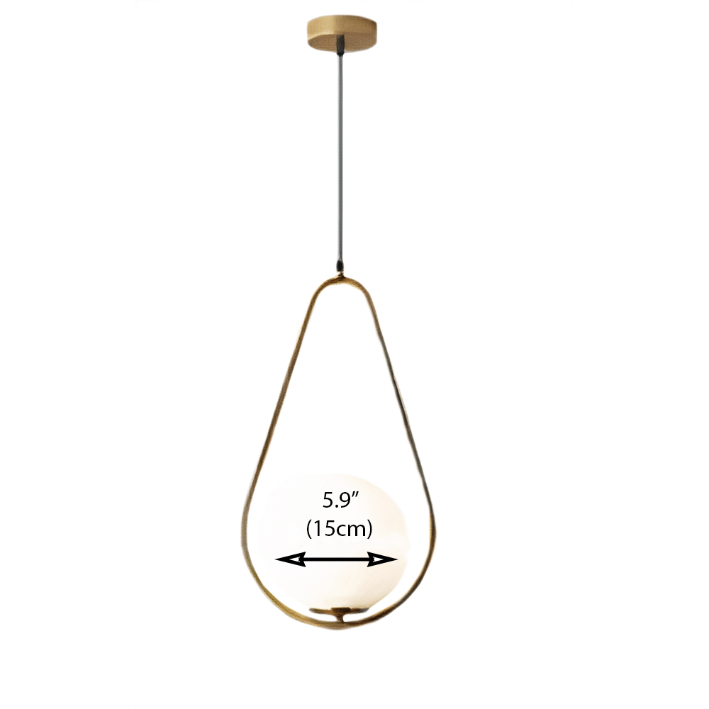 Stilfuld Messingpendel 15 cm - Skab Elegance i Dit Hjem
