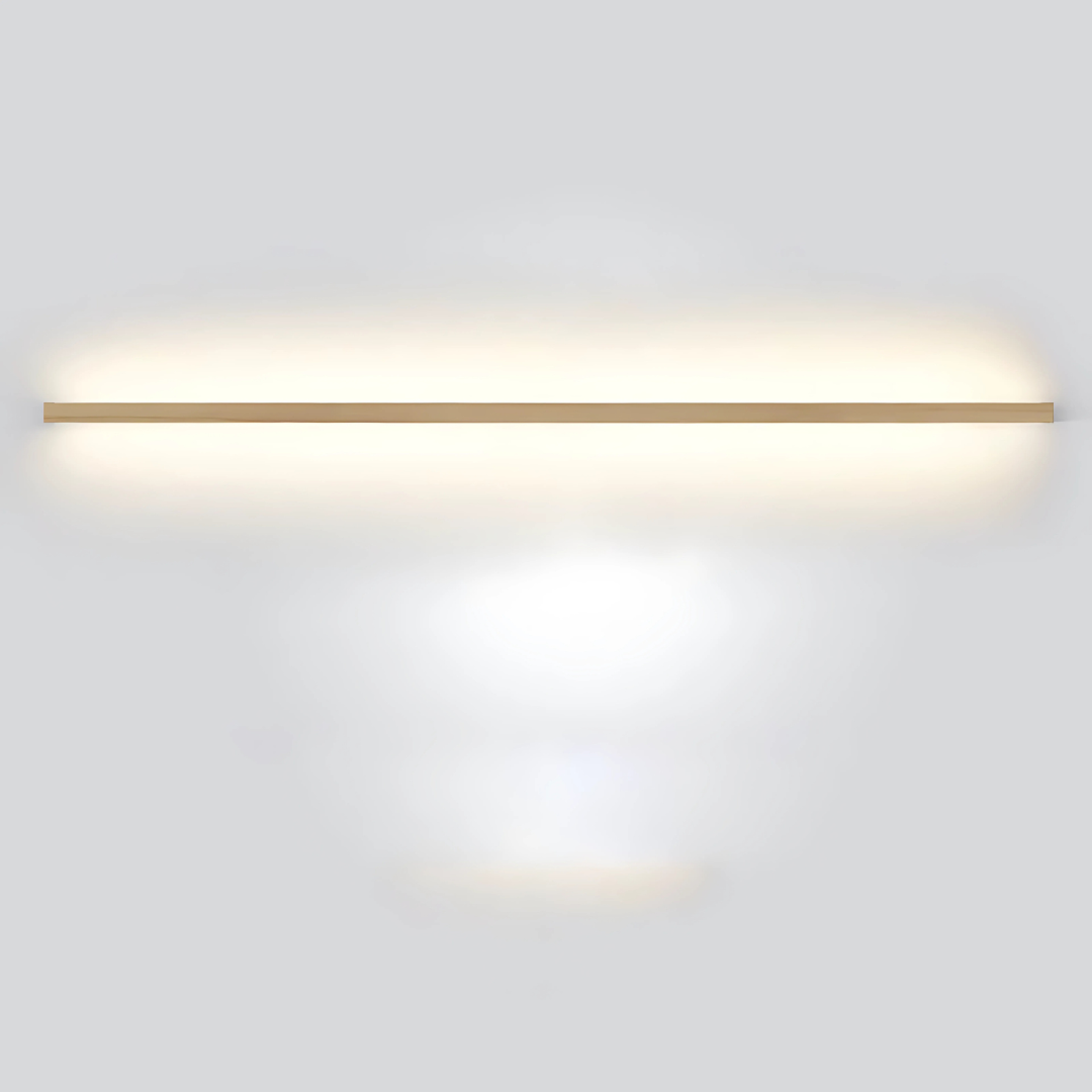 Stilren Vägglampa i Trä med LED för Mys och Stil