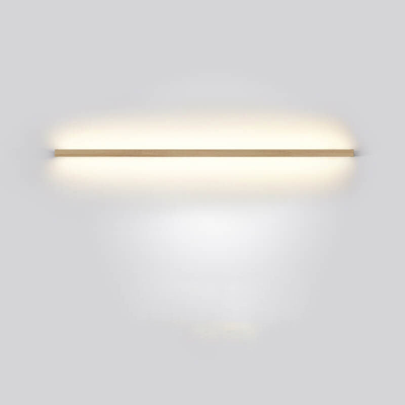 Stilren Vägglampa i Trä med LED för Mys och Stil