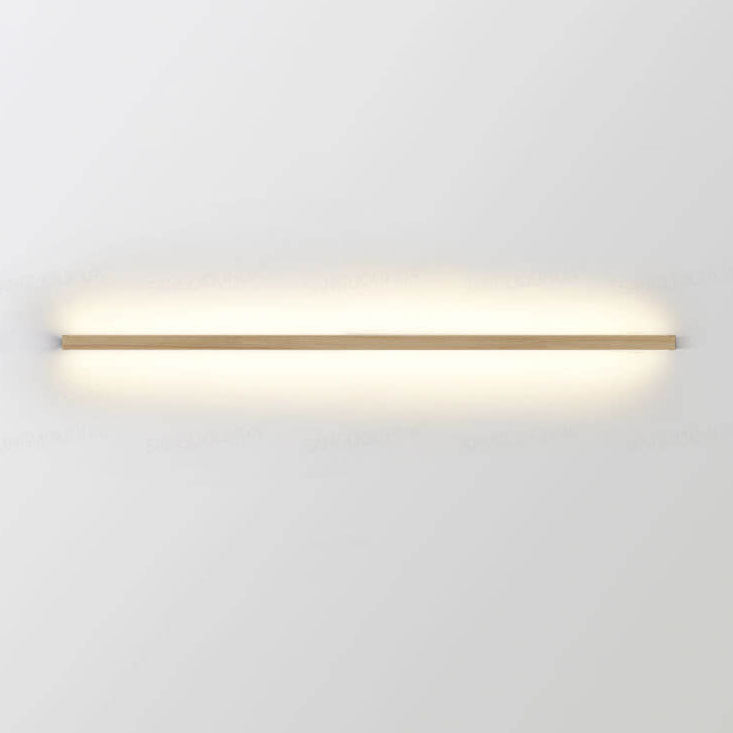 Stilren Vägglampa i Trä med LED för Mys och Stil