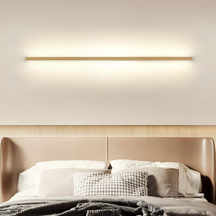 Stilren Vägglampa i Trä med LED för Mys och Stil