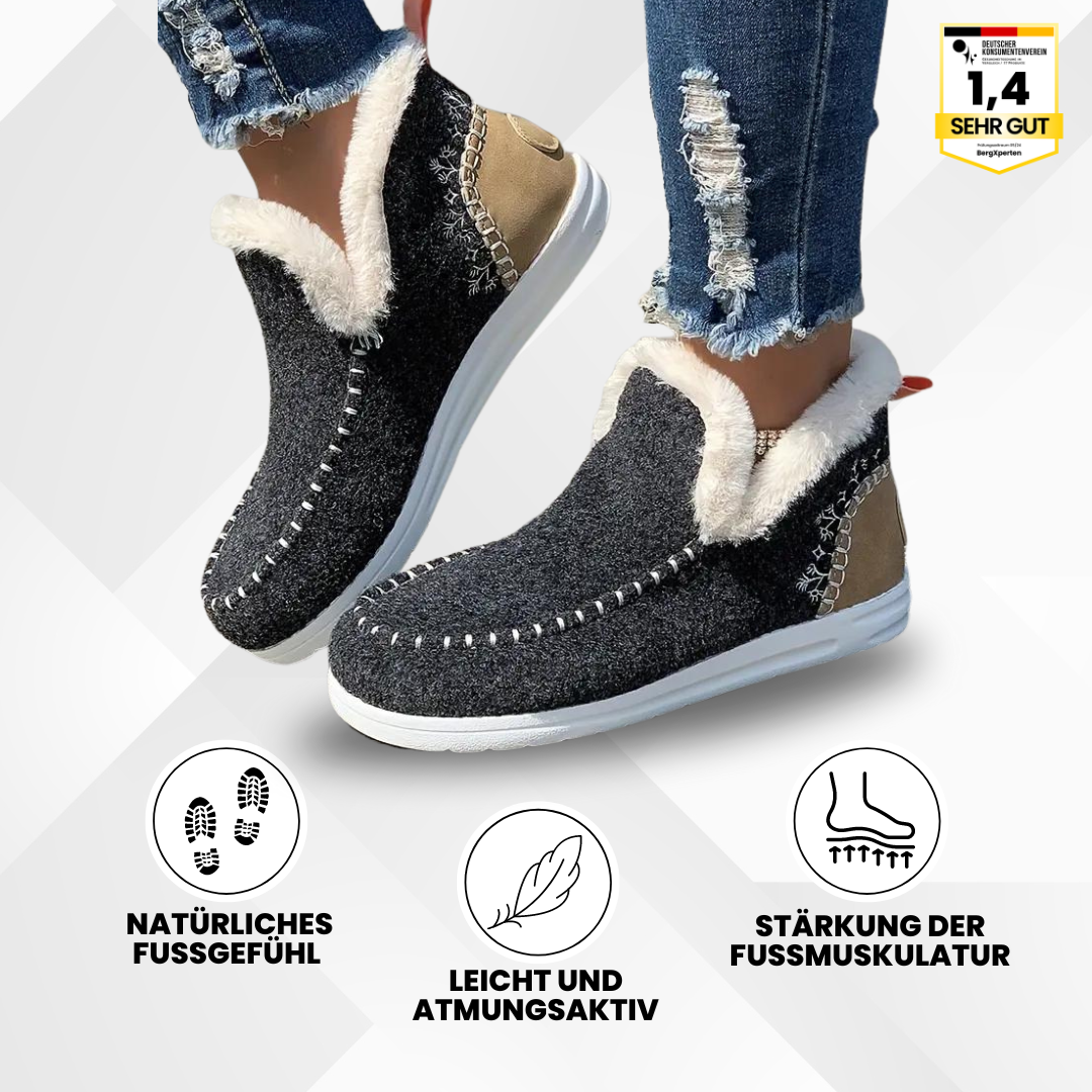 Ergonomiska komfortskor med smärtlindring - Plyschfoder