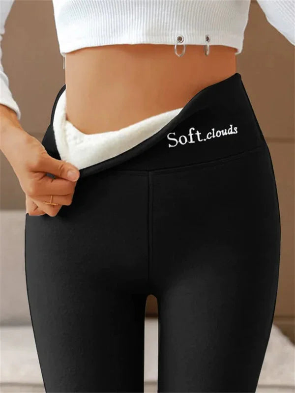 Termiska Leggings i Fleece: Varm och Snygg Vinterlösning