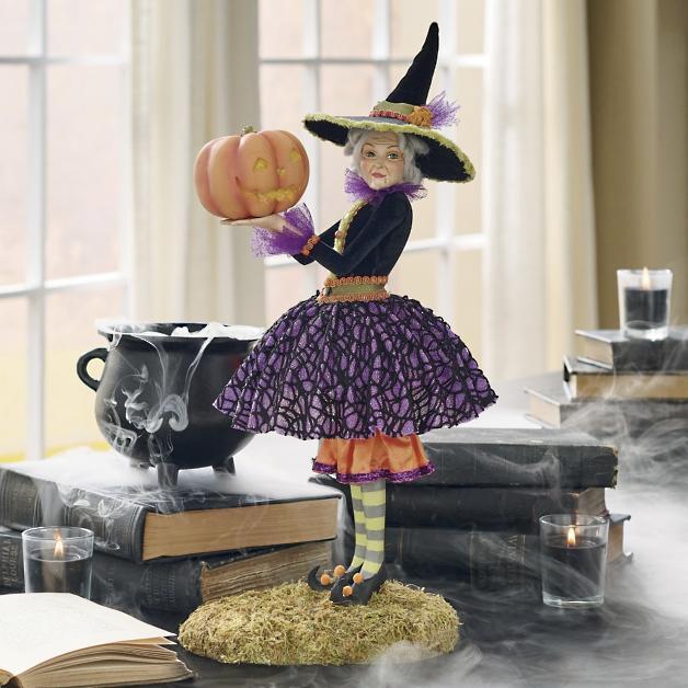 Halloween Figur | Håndlavet Troldmands Dekoration | Harpiks