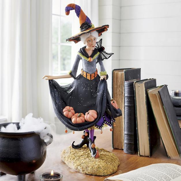 Halloween Figur | Håndlavet Troldmands Dekoration | Harpiks