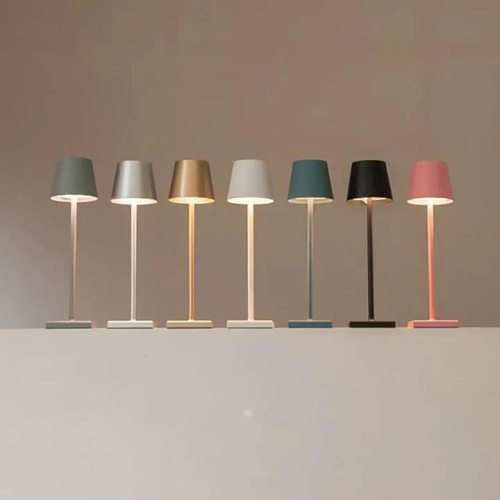 Trådløs Genopladelig Bordlampe med Stilrent Design