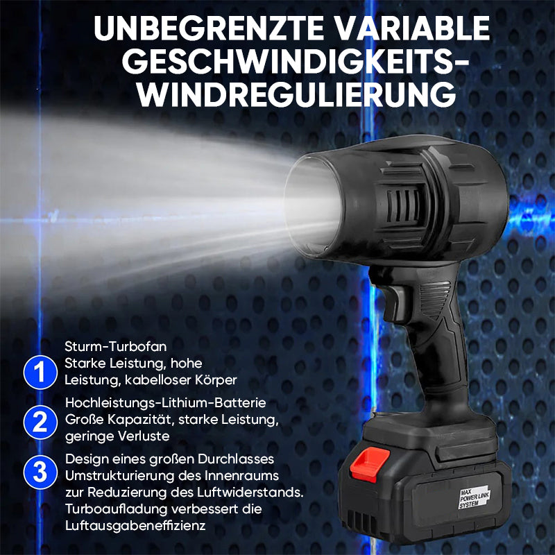 Håndholdt blæser med turboteknologi – kraftfuld ydeevne