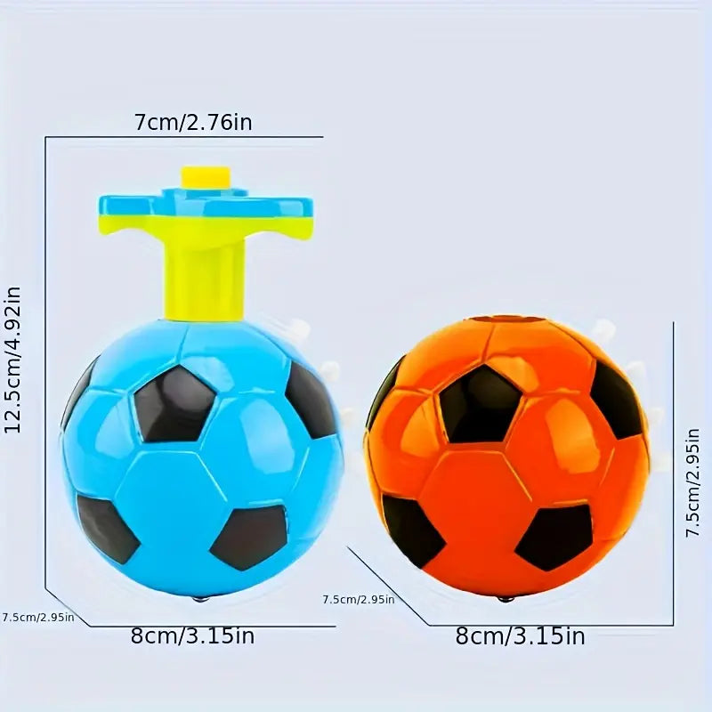 Blinkande LED Fotbollssnurra - Kul för Barn