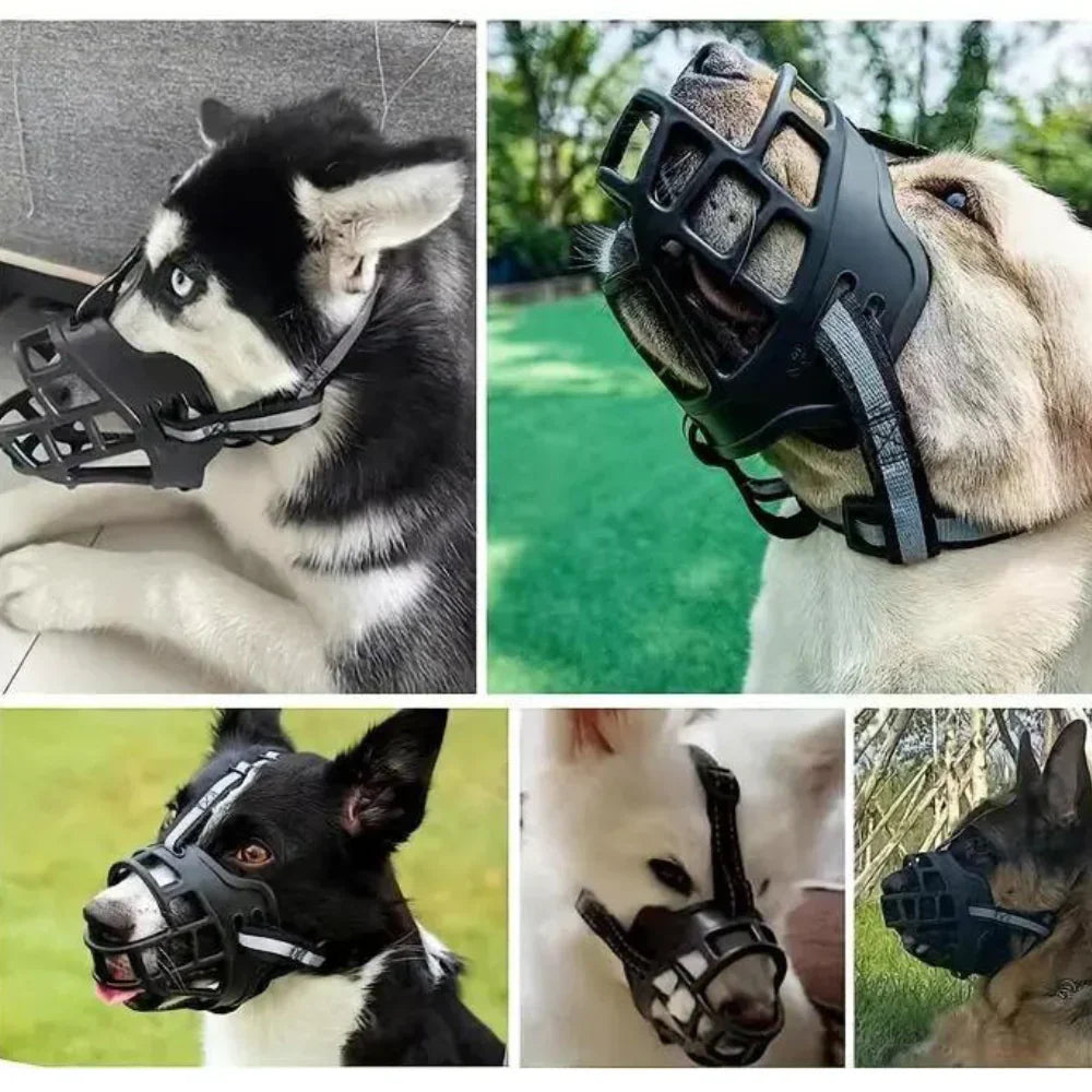 Komfortabel Mundkurv til Hunde med Justerbare Remme