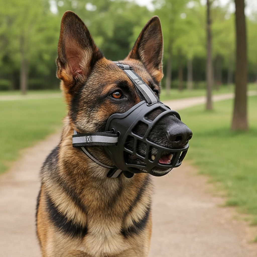 Komfortabel Mundkurv til Hunde med Justerbare Remme