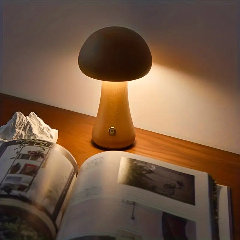 Mushroom Bordlampe – Elegant Belysning til Dit Hjem
