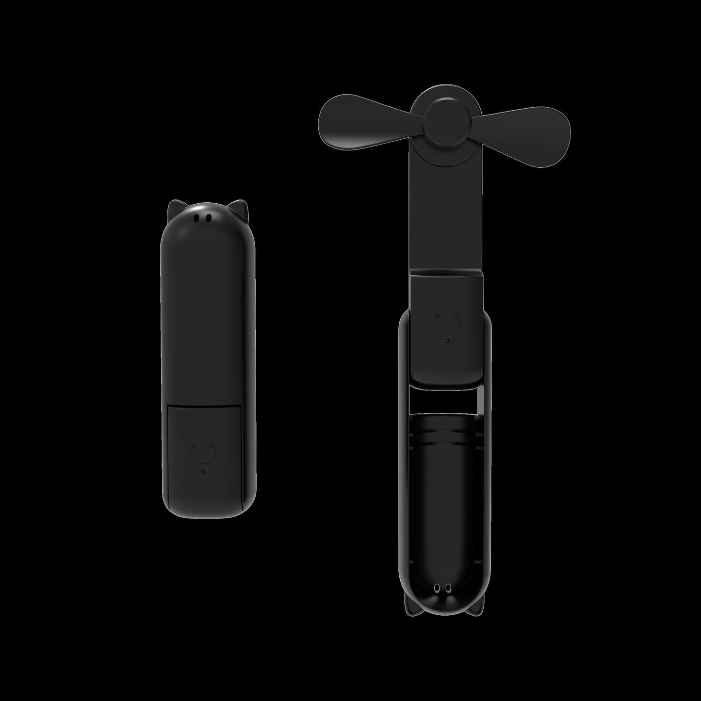 Bärbar fläkt med powerbank – tyst och effektiv för resan