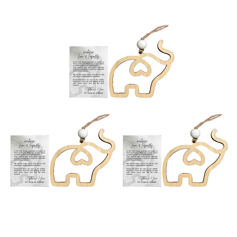 Elefant Ornament til Venskab