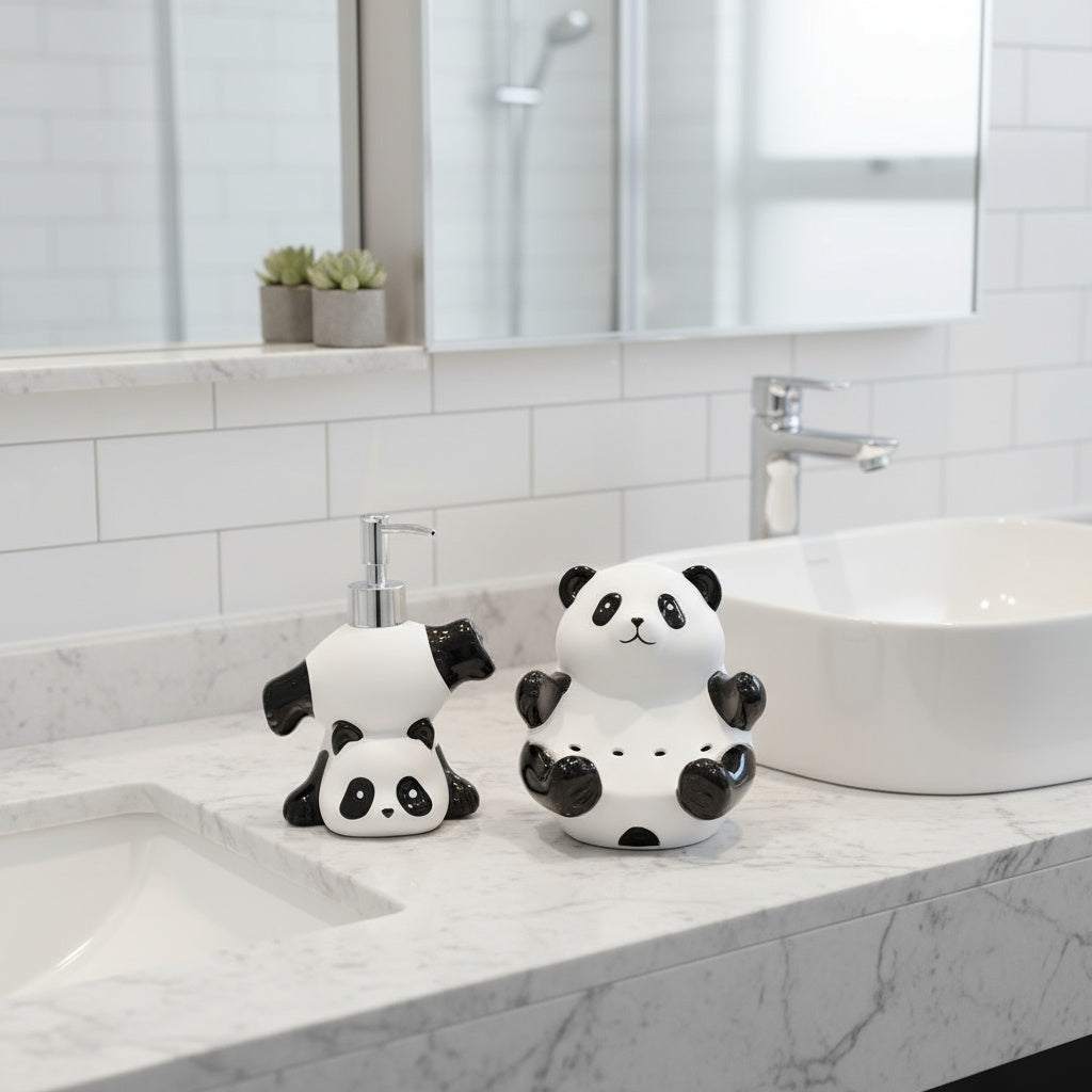 Fleksibel Panda Sæbedispenser