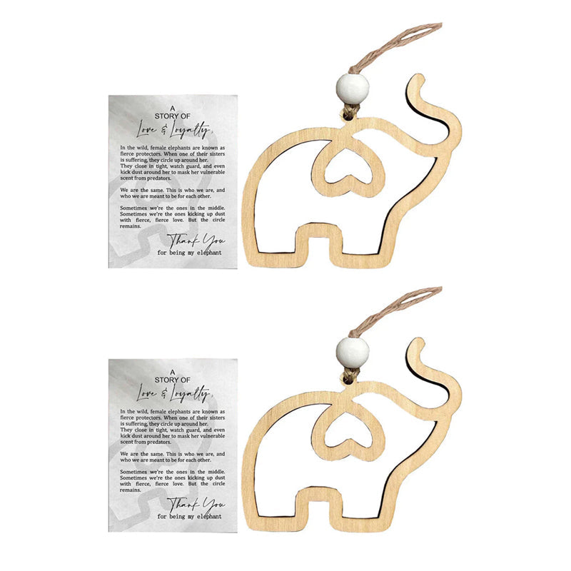 Elefant Ornament til Venskab