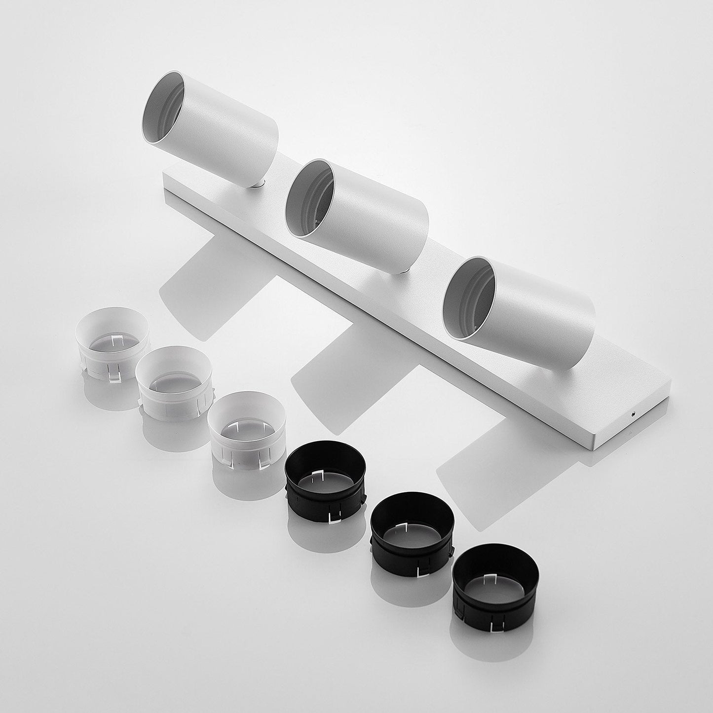 Justerbare Loftspots i Hvidt Aluminium til Moderne Belysning