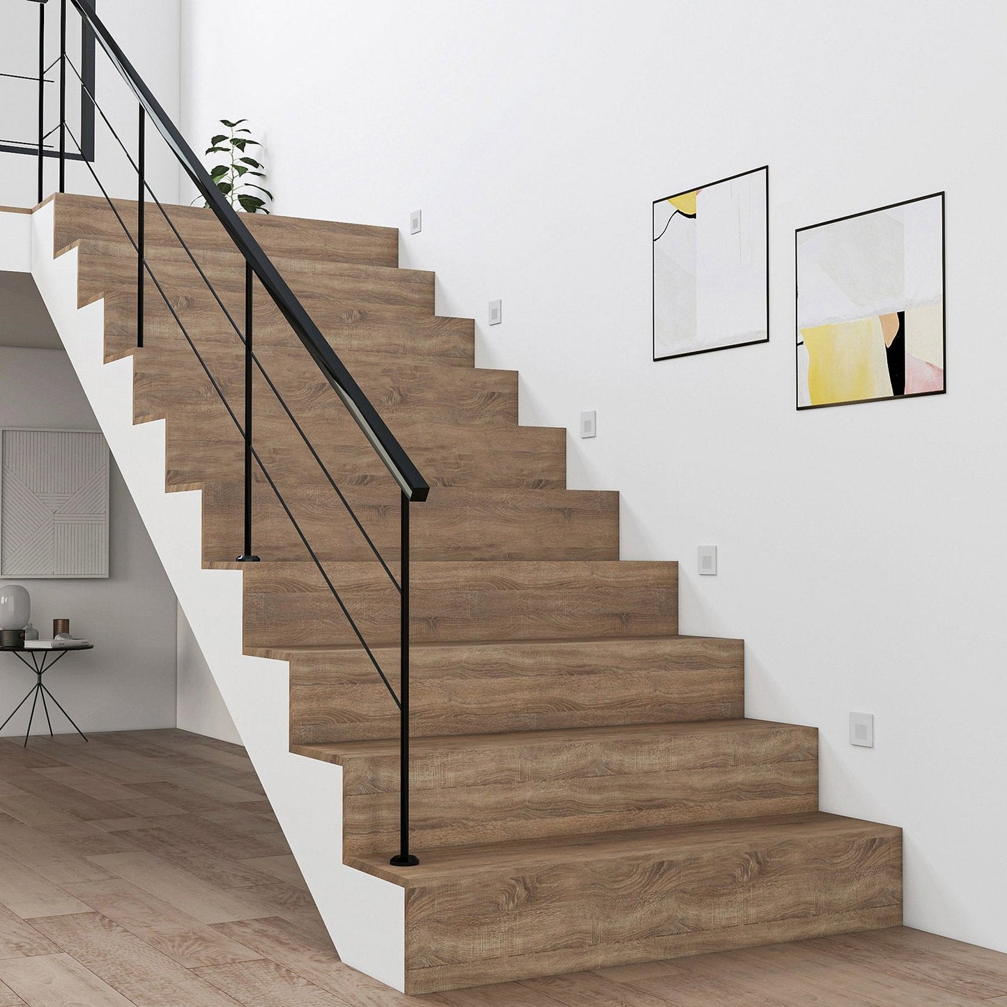 Elegant LED Væglampe i Hvid til Moderne Indretning