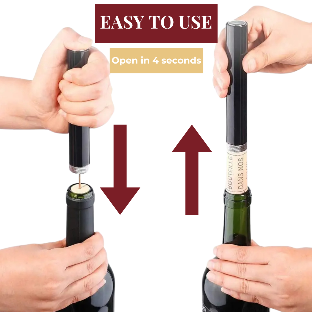 Lufttrycksflasköppnare – VinoPress