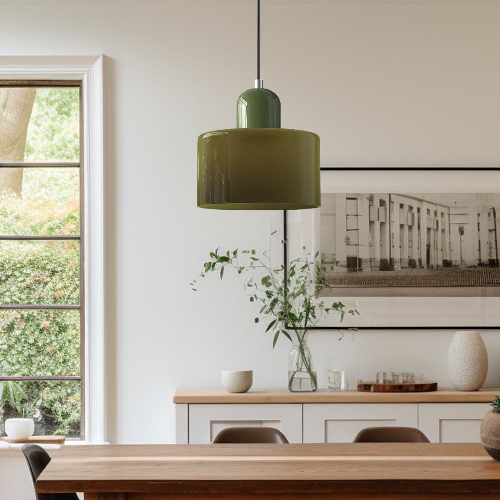 Elegant Glaspendel med Justerbar Højde – Perfekt til Moderne Hjem