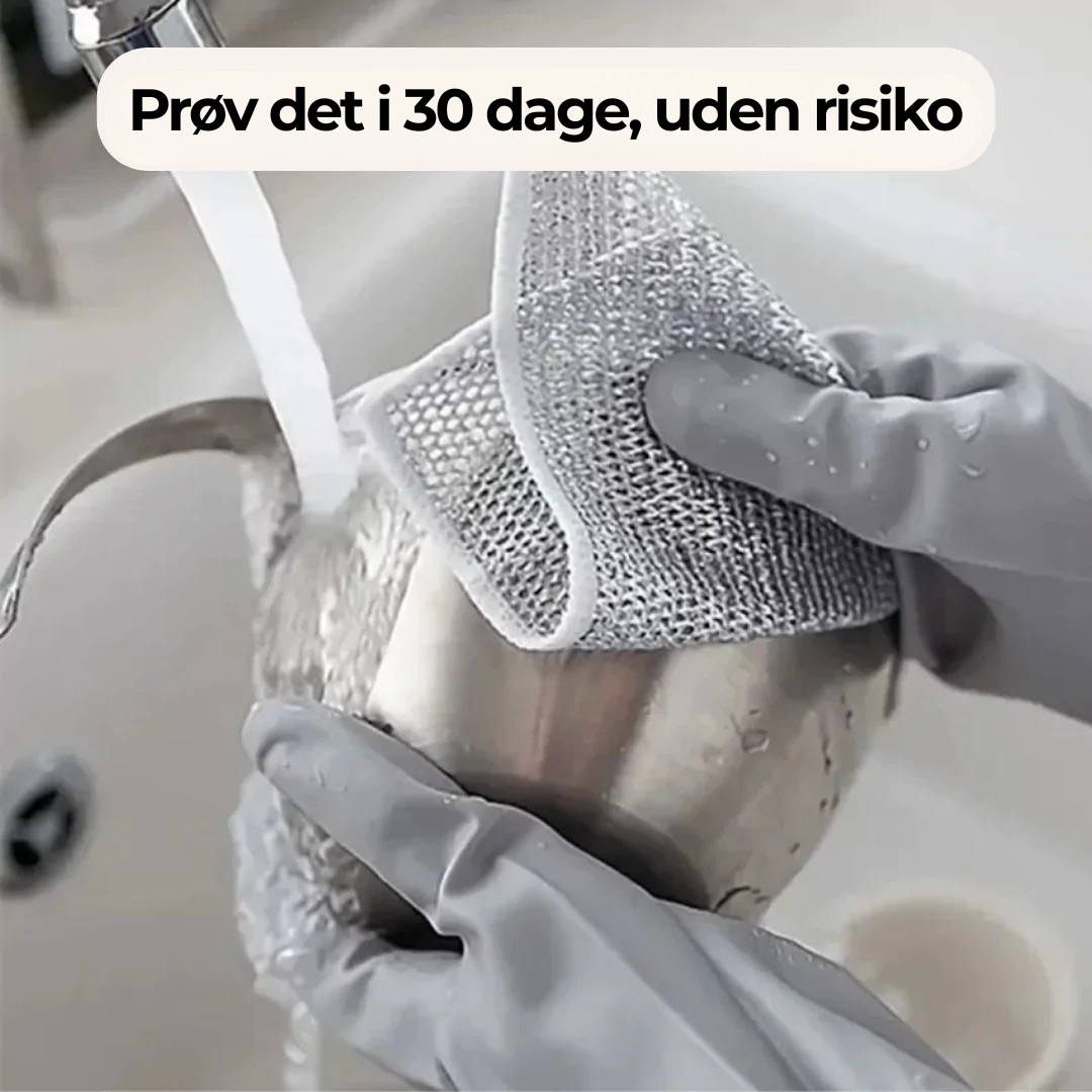 Effektiv Ståltrådsklud: Skånsom Rengøring Uden Kemikalier