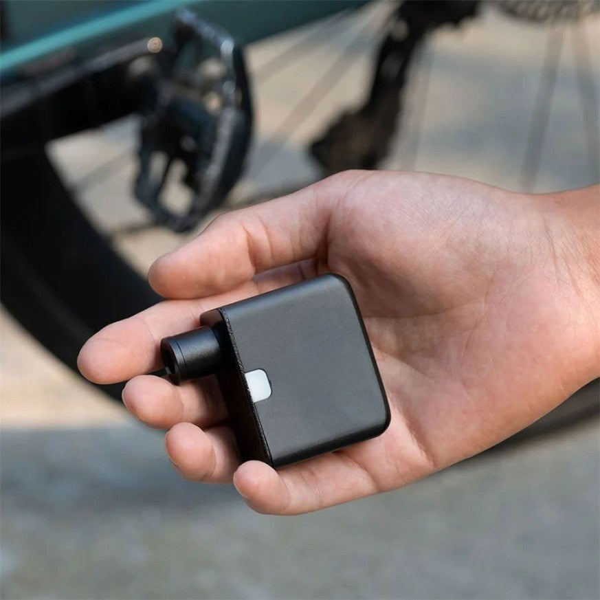 Ultrakompakt elektrisk cykelpumpe med Type-C genopladeligt batteri til nem oppumpning