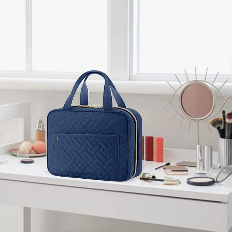 Resecosmetik Organizer | Kompakt och Vattentät | 4 Fack med 360° Hänglås