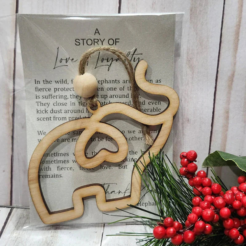 Elefant Ornament til Venskab