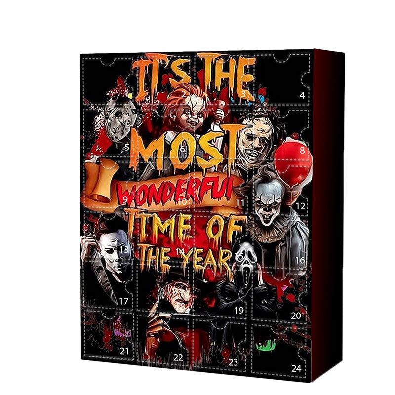 Halloween Adventskalender med figurer fra skræmmende film