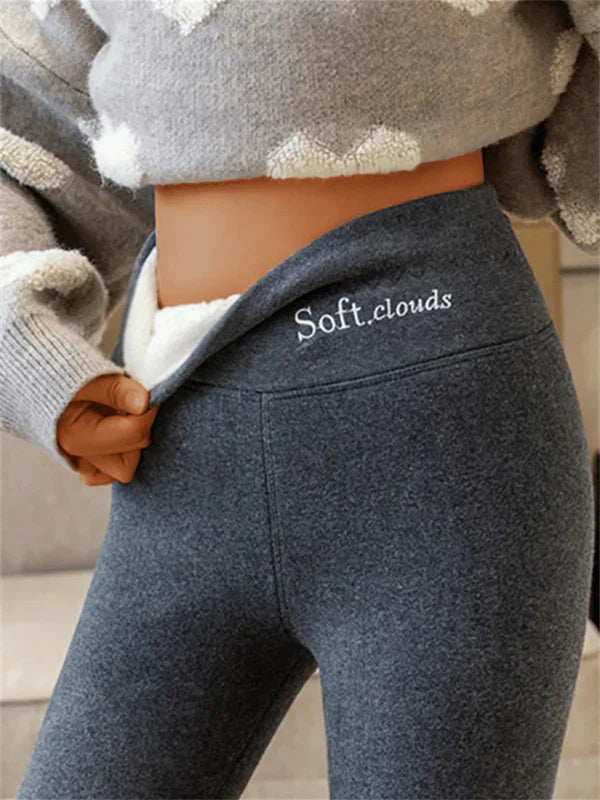 Termiska Leggings i Fleece: Varm och Snygg Vinterlösning