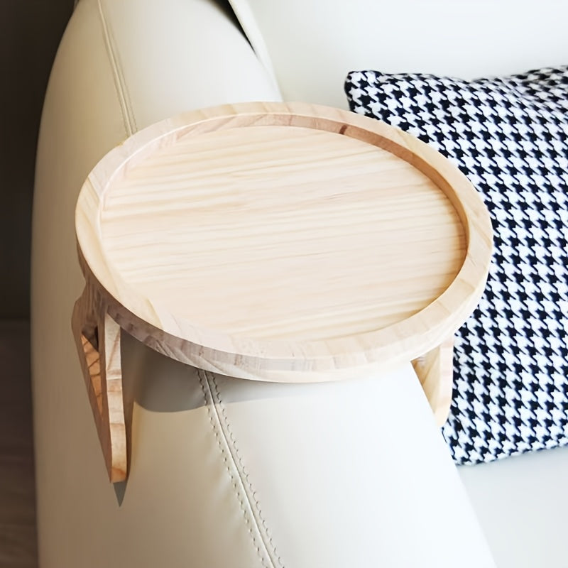 Praktisk bambusbricka – perfekt för soffa och säng