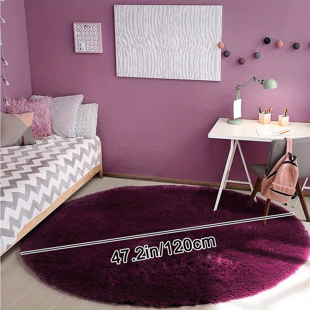 Rund Mjuk Matta - CozyNest