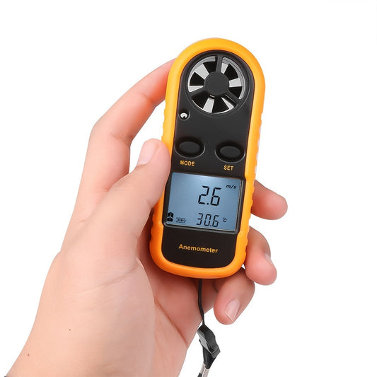 Kompakt digital anemometer til præcise vindmålinger udendørs