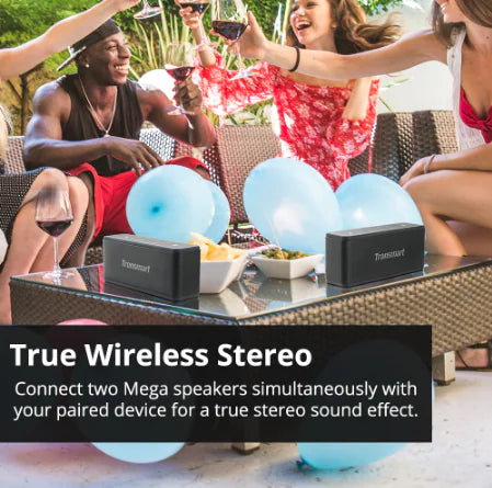 Bluetooth 5.0 TWS Bærbar Højttaler med 40W Udgivelse og Berøringskontrol