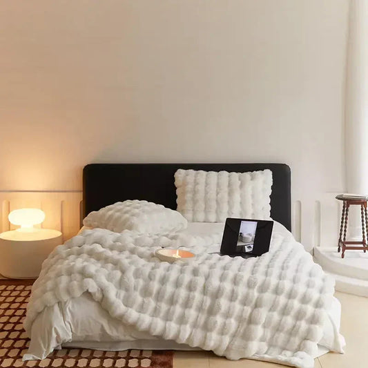 Vendbar SnuggleSoft Plaid | Fleece | Året rundt varme