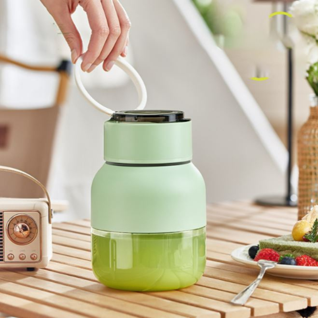 Bærbar 2-i-1 Blender og Saftpresser