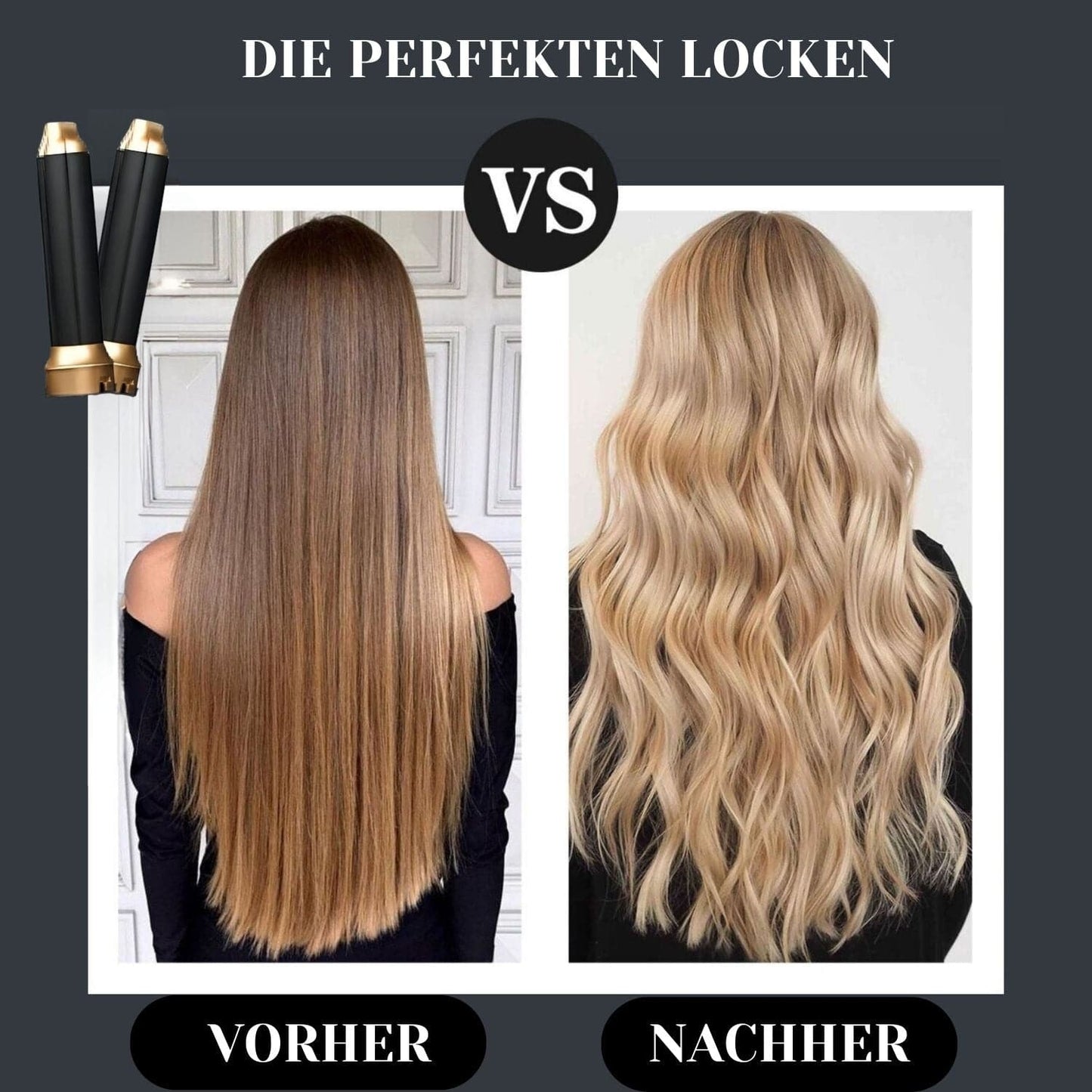 5-i-1 Hårstyler med Luftteknologi til Skånsom Styling
