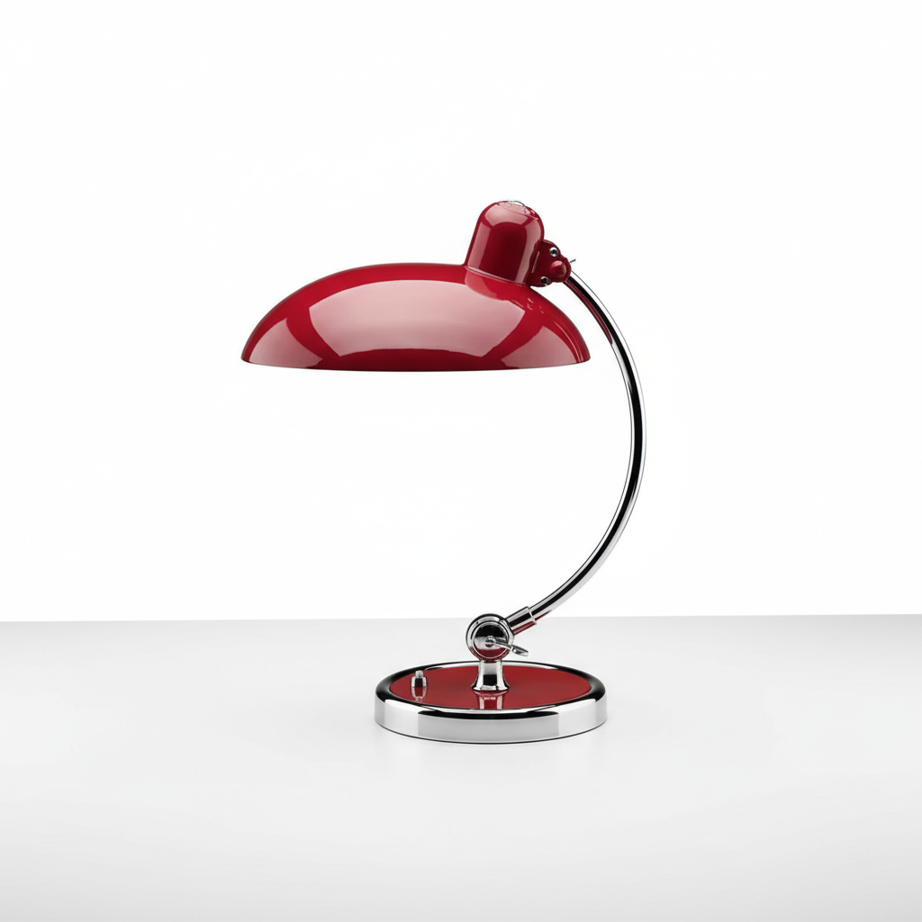 Elegant bordslampa i järn med skandinavisk design och funktionalitet