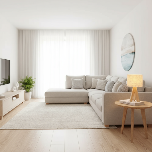 Elegant bordslampa i trä – nordisk minimalism och mysighet