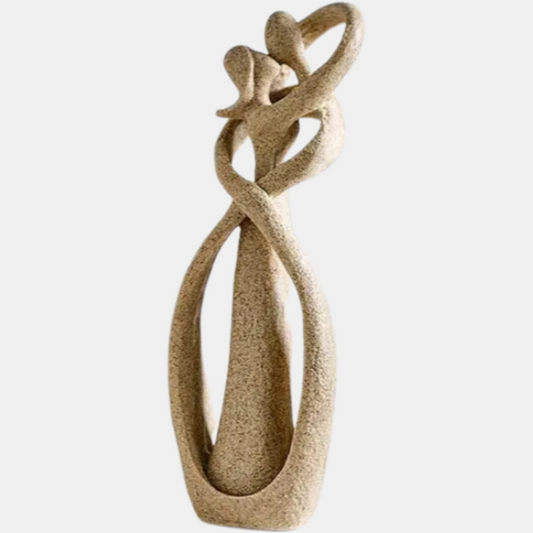 Abstrakt Skulptur: Evig Kærlighed i Moderne Design