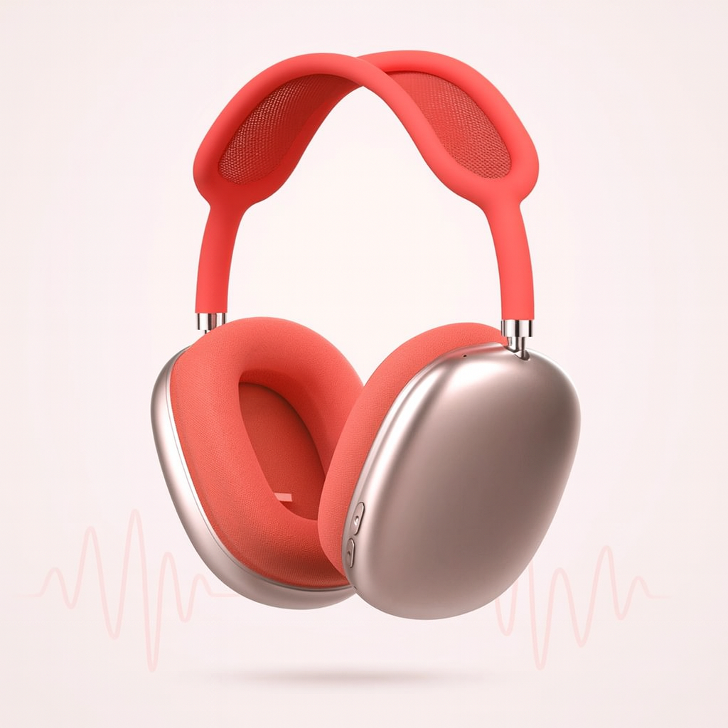 Trådlösa brusreducerande over-ear-hörlurar med Bluetooth
